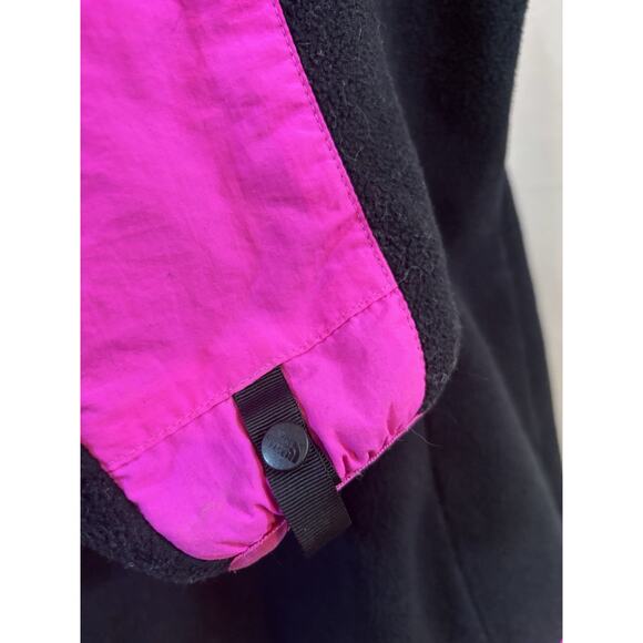 THE NORTH FACE DENALI WOMEN JACKET POLARTEC FLEECE BLACK PINK YELLOW FULL ZIP L - Picture 7 of 14